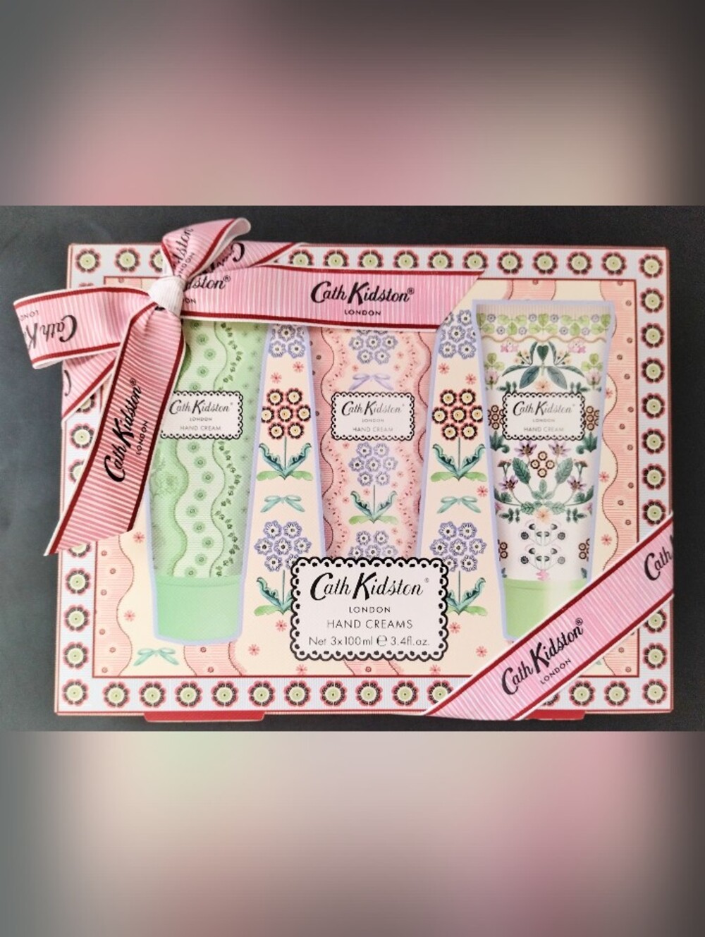 Cath Kidston London WOVEN FLOWERS Hand Creams Gift Set
